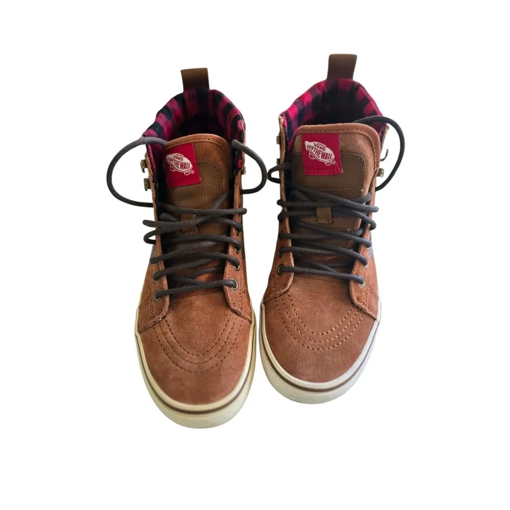 Vans Mte High‎ Shoes Mens Size 8 Womens 9.5 Glazed Ginger Boots Brown